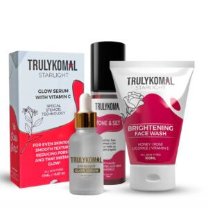 Mega Glow Bundle - Glow Serum, Facewash & Toner